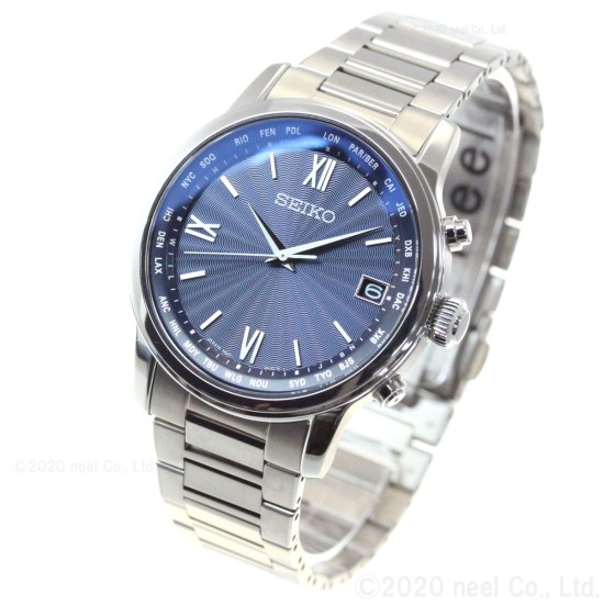 Seiko Brightz SAGZ103 Radio Wave World Time Titanium