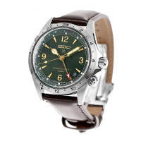 SEIKO PROSPEX Alpinist SBEJ005 GMT Mechanical Automatic 3Days Watch Leather  Band