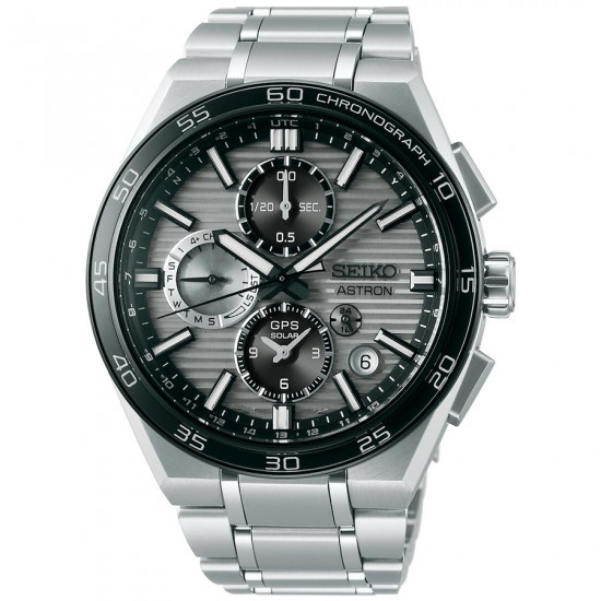 Seiko Astron SBXC177 Titanium GPS Solar Dual Time Chronograph