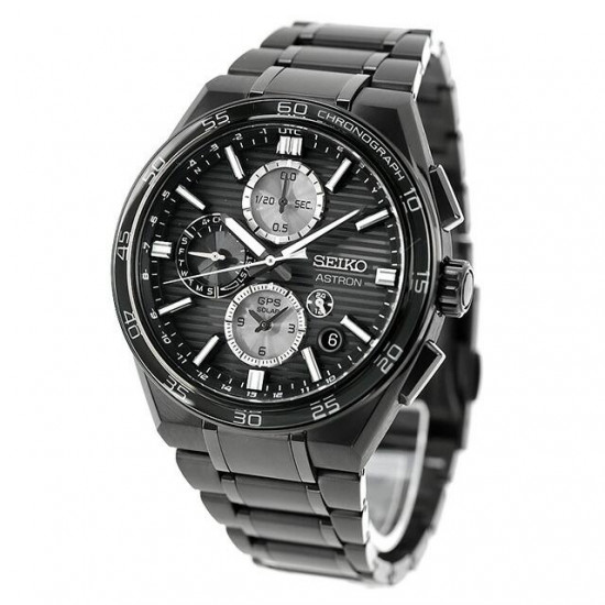 Seiko Astron SBXC179 Titanium GPS Solar Dual Time Chronograph