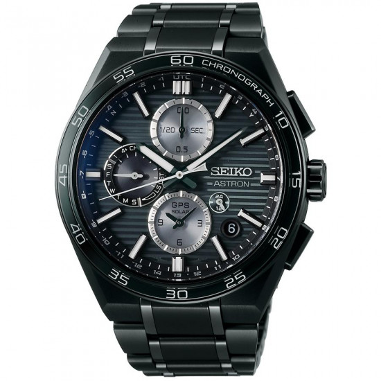 Seiko Astron SBXC179 Titanium GPS Solar Dual Time Chronograph